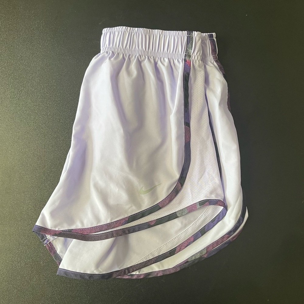 Lavender Nike Dri Fit Running Shorts, Small
